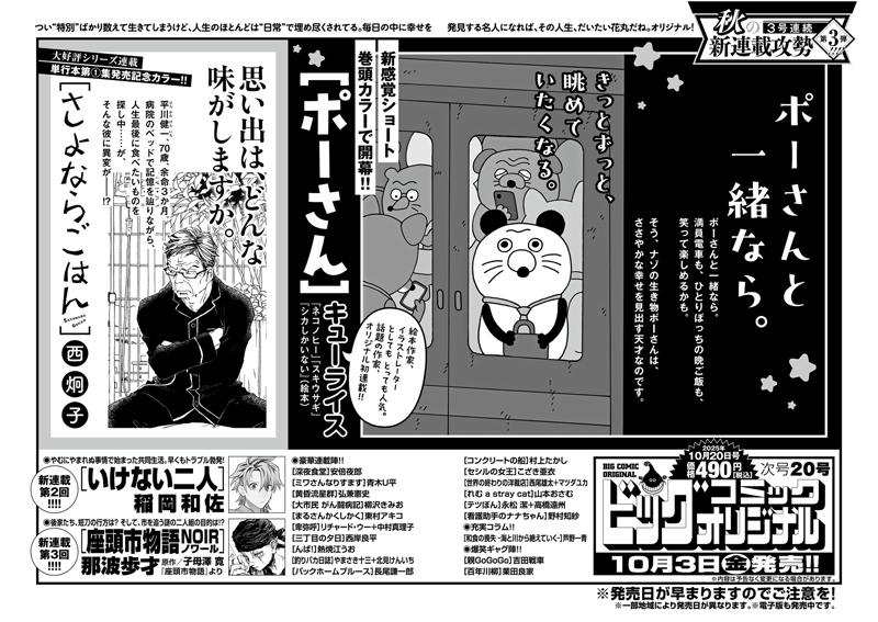ビッグオリジナル 次号予告